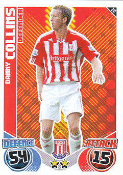 Danny Collins Stoke City 2010/11 Topps Match Attax #241